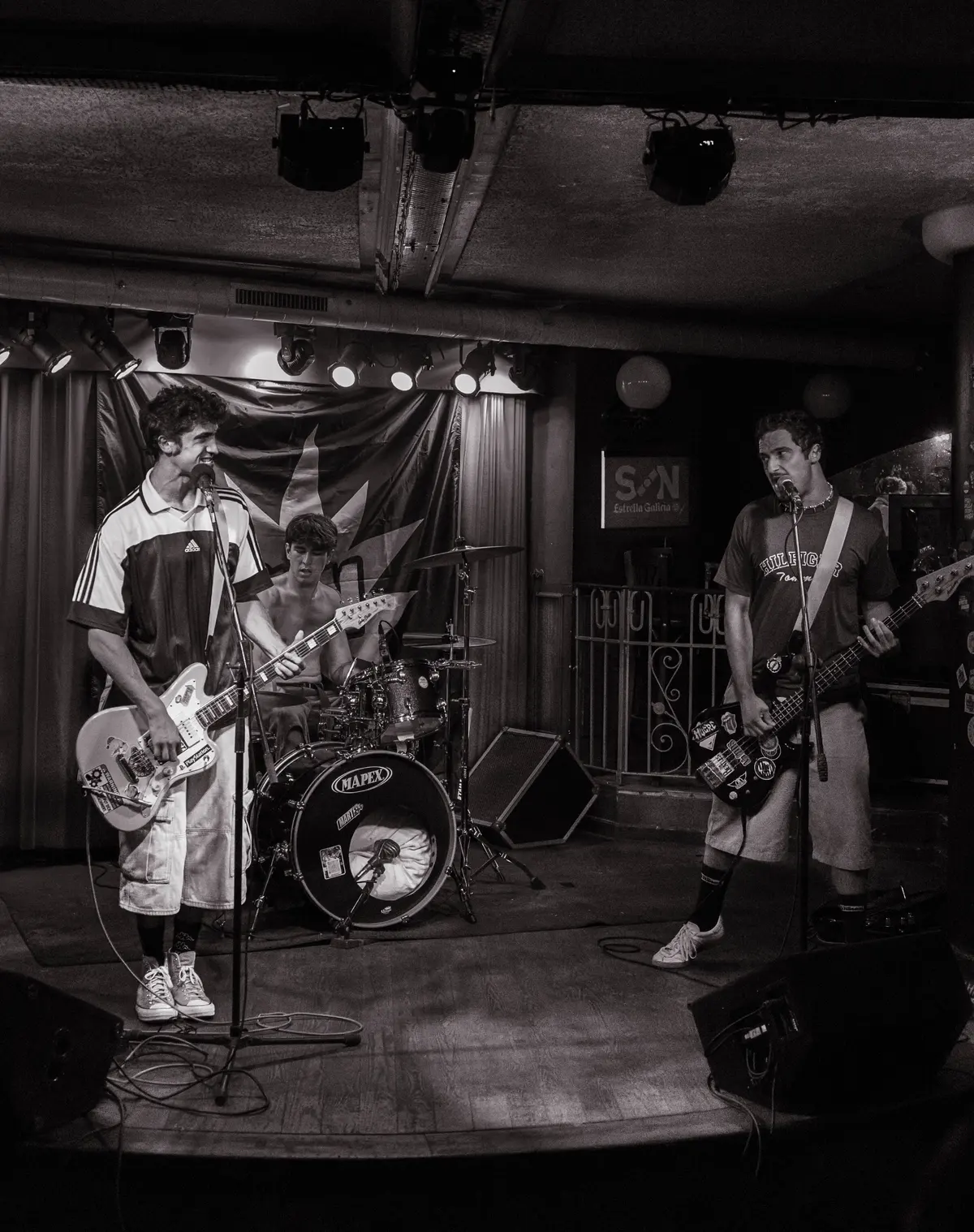 gracias x nada en directo en la Sala Mardi Gras de A Coruña, 22 de julio de 2026